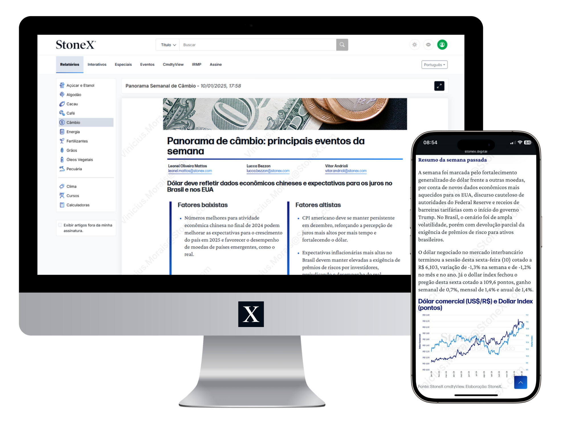 Câmbio Premium - Relatórios de Mercado