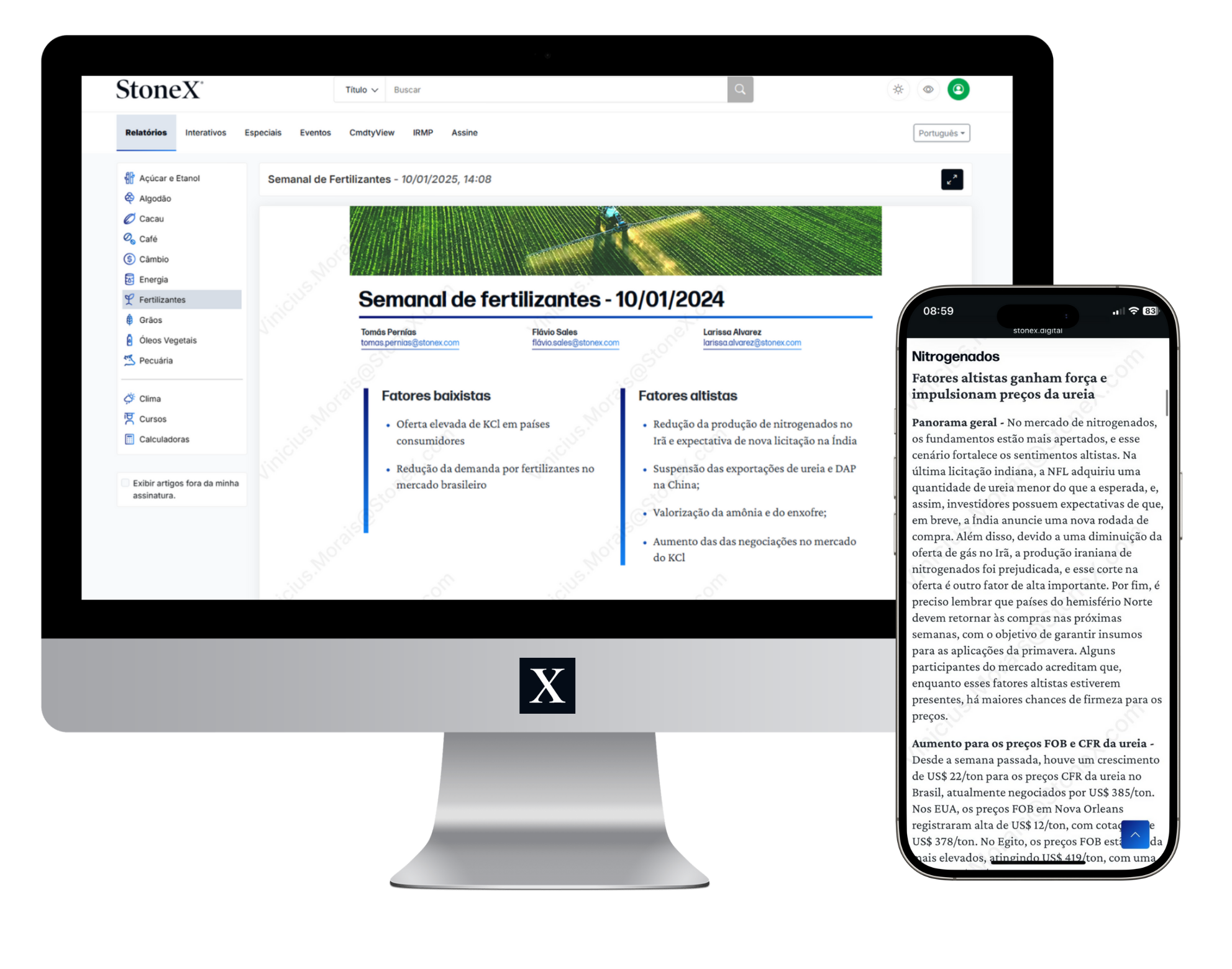 Fertilizantes Plus  - Relatórios de Mercado