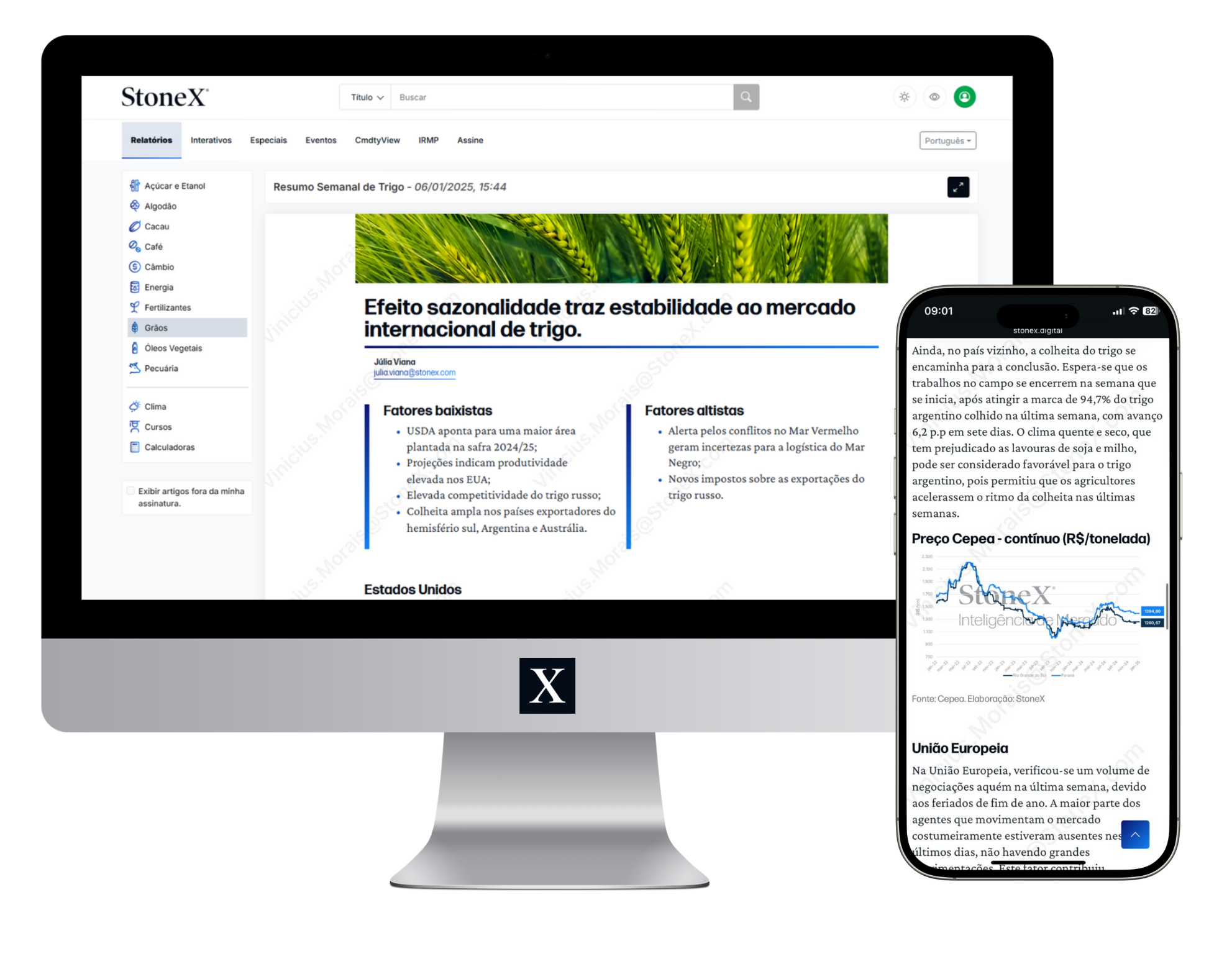 Grãos Premium - Relatórios de Mercado