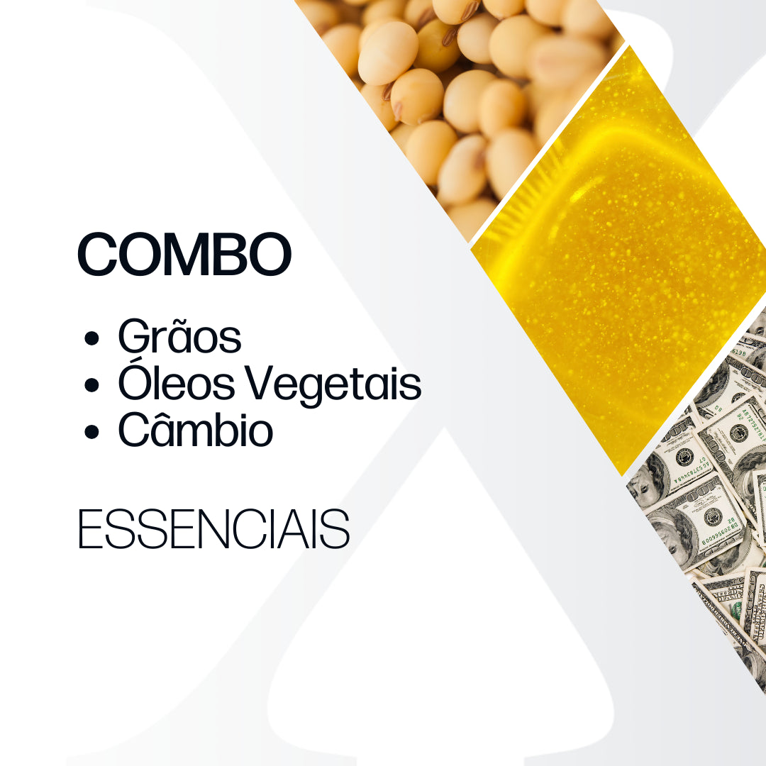 Combo essencial: Grãos & Óleos Vegetais + Câmbio