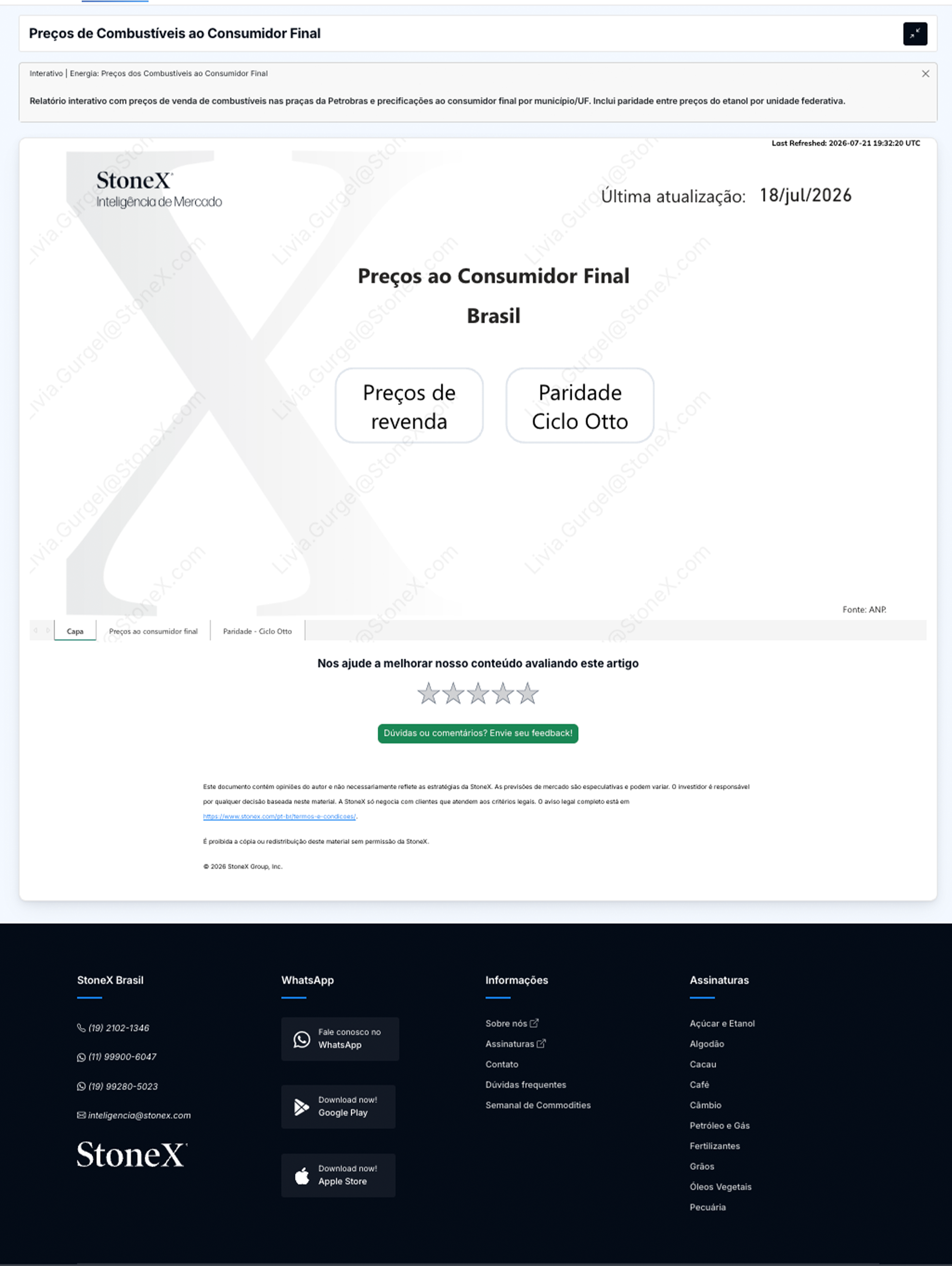 Combustíveis Premium - Relatórios de Mercado